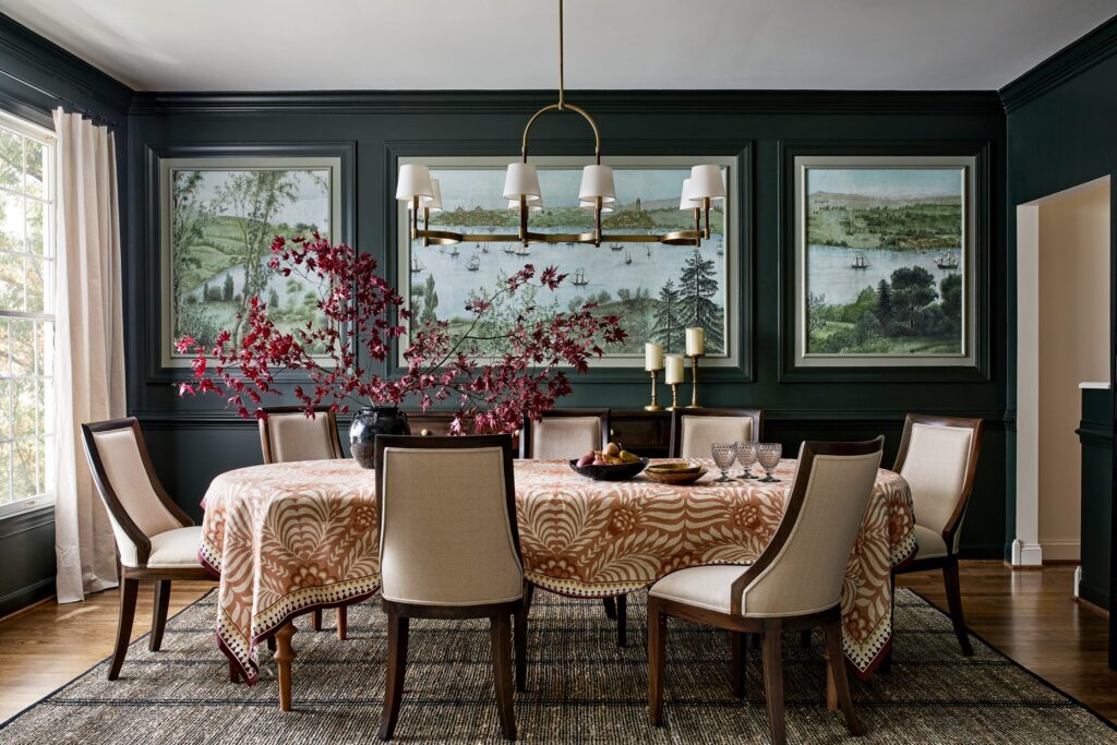 Dining room by a design firm in Washington DC