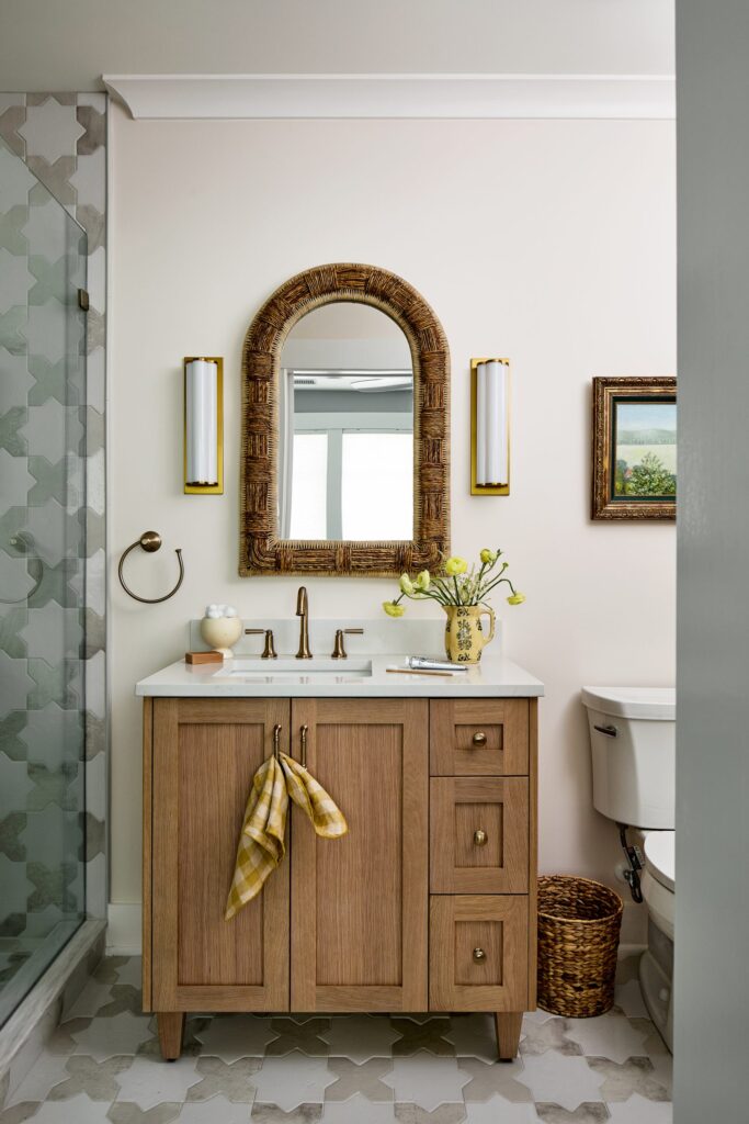 Home styled with natural and rustic accents
